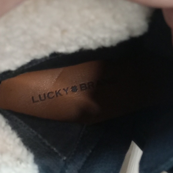 Lucky brand black boots zipper size 10.5 - Picture 8 of 9